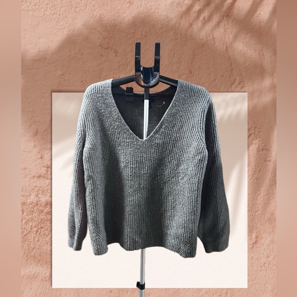 Halogen Charcoal Knit Sweater